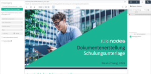 Der Posteingang in jurnodes